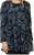 Scandinavian Caramel Swirls Tunic Blue - Spausdinti marškinėliai moterims - 