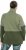 Ulla Popken Two-Tone ZIp Front Pocket Sweatshirt Olive Green - Megztiniai ir džemperiai - 