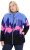 Ulla Popken Alpine Landscape Fleece Jacket Cloud Blue - Megztiniai ir džemperiai - 