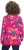 Ulla Popken Ribbon Print Turtleneck Sweatshirt Cherry Red - Megztiniai ir džemperiai - 