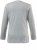Ulla Popken Basic Round Neck Long Sleeve Slim Fit Cotton Tee Light Grey Melange - Marškinėliai - 