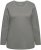 Ulla Popken Basic Round Neck Long Sleeve Slim Fit Cotton Tee Grey - Marškinėliai - 