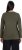 Ulla Popken Basic Round Neck Long Sleeve Slim Fit Cotton Tee Olive - Marškinėliai - 