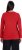 Ulla Popken Basic Round Neck Long Sleeve Slim Fit Cotton Tee Salsa Red - Marškinėliai - 