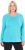 Ulla Popken Basic Round Neck Long Sleeve Slim Fit Cotton Tee Deep Aqua - Marškinėliai - 
