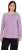 Ulla Popken Basic Round Neck Long Sleeve Slim Fit Cotton Tee Lavender - Marškinėliai - 