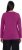 Ulla Popken Basic Round Neck Long Sleeve Slim Fit Cotton Tee Berry - Marškinėliai - 