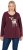 Ulla Popken Fawn Long Sleeve Graphic Tee Plum - Spausdinti marškinėliai moterims - 