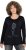 Ulla Popken Holiday Long Sleeve Graphic Tee Black - Spausdinti marškinėliai moterims - 