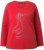 Ulla Popken Holiday Long Sleeve Graphic Tee Salsa Red - Spausdinti marškinėliai moterims - 