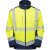 Leo Bowden Ecoviz Softshell Jacket Hi-Vis Yellow/Navy Print - Darbo drabužiai - Darbo drabužiai - 3XL-10XL