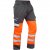 Leo Bideford Ecoviz Poly/Cotton Cargo Trouser Hi-Vis Orange/Grey - Darbo drabužiai - Darbo drabužiai - 3XL-10XL