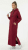 Nora Mikken MARTINA Maxi Hoodie Dress Burgundy - DRABUŽIAI MOTERIMS XS-XXL - 