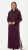 Nora Mikken MARTINA Maxi Hoodie Dress Mauve Wine - DRABUŽIAI MOTERIMS XS-XXL - 