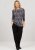 Scandinavian Caramel Tiny Flower Petals Blouse Light Blue - Spausdinti marškinėliai moterims - 