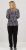 Scandinavian Caramel Tiny Flower Petals Blouse Light Blue - Spausdinti marškinėliai moterims - 