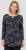 Scandinavian Caramel Triangles Tunic Dark Blue - Spausdinti marškinėliai moterims - 