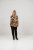Scandinavian Caramel Flower Petals Tunic Orange and Brown - Spausdinti marškinėliai moterims - 