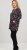 Scandinavian Caramel Flower Petals Tunic Copper and Blue - Spausdinti marškinėliai moterims - 