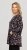 Scandinavian Caramel Flower Petals Tunic Copper and Blue - Spausdinti marškinėliai moterims - 