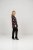 Scandinavian Caramel Flowers Tunic Red and Pink - Spausdinti marškinėliai moterims - 
