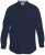 D555 Richard Long Sleeve Oxford Shirt Navy - Marškiniai - Marškiniai - 2XL-8XL