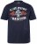 JP1880 T-Shirt Short Sleeve Chest Print Navy - Marškinėliai - Marškinėliai - 2XL-14XL