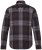 JP1880 Shirt Flannel Long Sleeve Dark Brown - Marškiniai - Marškiniai - 2XL-8XL
