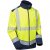 Leo Bowden Ecoviz Softshell Jacket Hi-Vis Yellow/Navy Print - Darbo drabužiai - Darbo drabužiai - 3XL-10XL