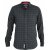 D555 Taylor Long Sleeve Shirt Charcoal - Marškiniai - Marškiniai - 2XL-8XL