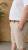 Kam Jeans 3402 Belted Dobby Weave Stretch Chino Shorts Beige - Šortai - Šortai - W40-W60