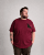 Motley Denim Milan Marškinėliai Raudona - Marškinėliai - Marškinėliai - 2XL-14XL