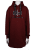 Nora Mikken KADRI WHITE Long Hoodie Burgundy - Megztiniai ir džemperiai - 