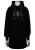 Nora Mikken KADRI WHITE Long Hoodie Black - Megztiniai ir džemperiai - 