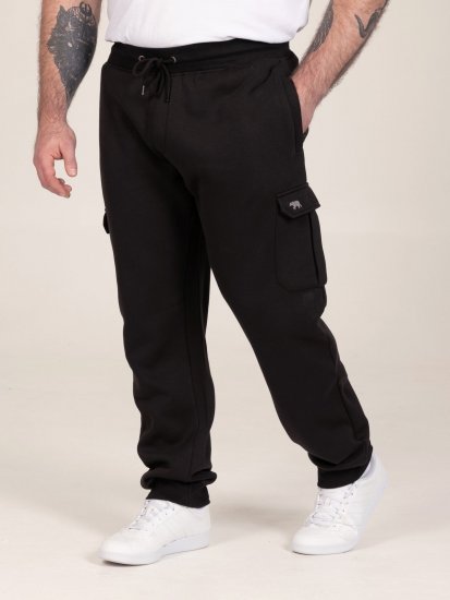 D555 Dexter 1 Cargo Jogger With Bear Embroidery TALL Juoda - TALL laisvalaikio Kkelnės - TALL sportinės kelnės aukštiems