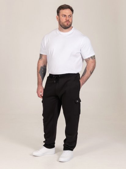 D555 Dexter 1 Cargo Jogger With Bear Embroidery TALL Juoda - TALL laisvalaikio Kkelnės - TALL sportinės kelnės aukštiems