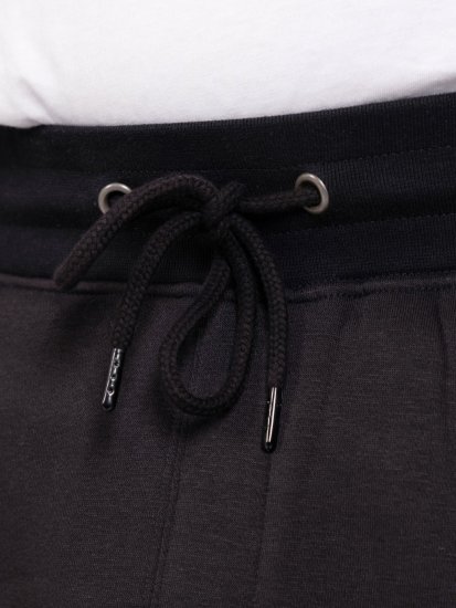 D555 Dexter 1 Cargo Jogger With Bear Embroidery TALL Juoda - TALL laisvalaikio Kkelnės - TALL sportinės kelnės aukštiems