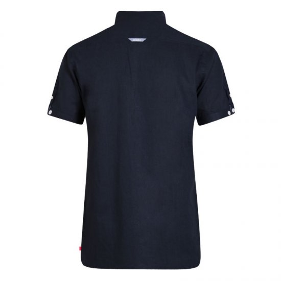 D555 Brixton Shirt Navy - Marškiniai - Marškiniai - 2XL-8XL