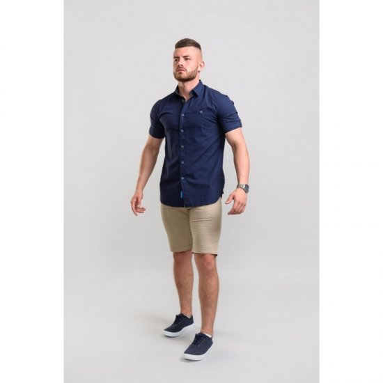 D555 Wesson Shirt Navy - Marškiniai - Marškiniai - 2XL-8XL