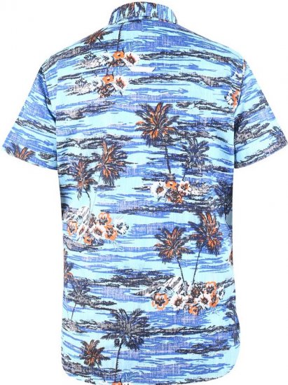 D555 CHARFORD Hawaiian Reverse Printed Shirt - Marškiniai - Marškiniai - 2XL-8XL
