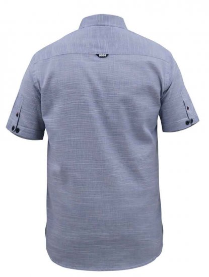 D555 Hadley S/S Micro Dog Tooth Check Shirt - Marškiniai - Marškiniai - 2XL-8XL