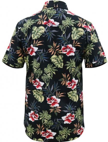 D555 Wilton Hawaiian Ao Print Short Sleeve Shirt - Marškiniai - Marškiniai - 2XL-8XL