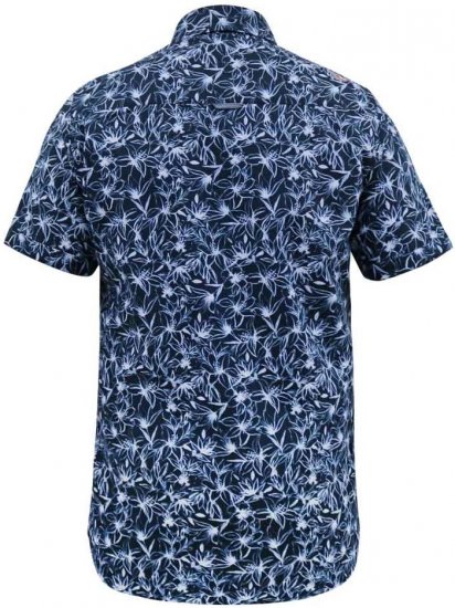 D555 Padbury Floral Ao Printed S/S Shirt Navy - Marškiniai - Marškiniai - 2XL-8XL