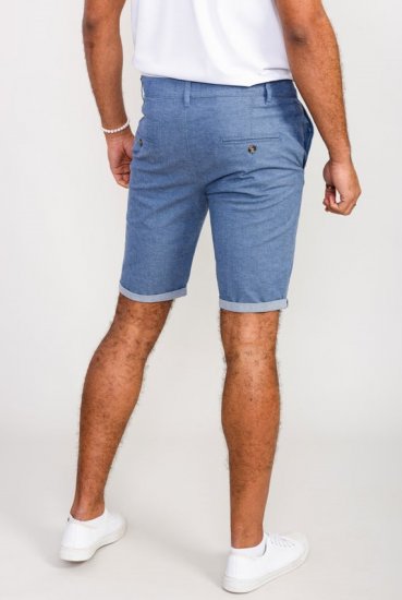 D555 Alderton Stretch Chambray Shorts Navy - Šortai - Šortai - W40-W60