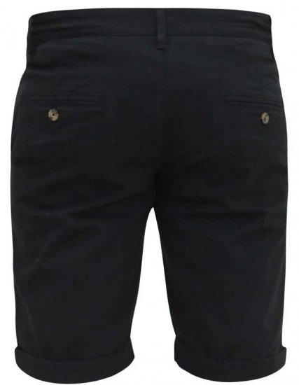 D555 Nelson Stretch Chino Shorts Black - Šortai - Šortai - W40-W60