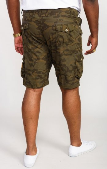 D555 Woobridge Camo Cotton Cargo Shorts - Šortai - Šortai - W40-W60