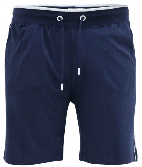 D555 Brantham Couture Elasticated Waistband Shorts Navy - Laisvalaikio kelnės ir šortai - Laisvalaikio Kelnės ir Šortai - 2XL-12XL