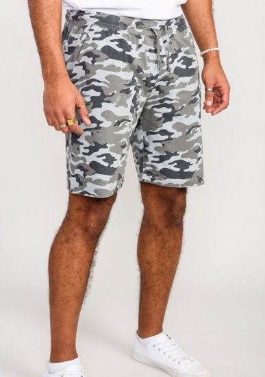 D555 Carlton Elasticated Waist Jersey Camo Shorts - Laisvalaikio kelnės ir šortai - Laisvalaikio Kelnės ir Šortai - 2XL-12XL