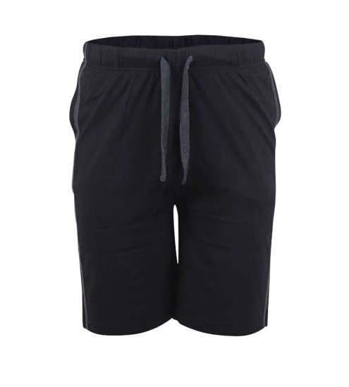 D555 Ryan Jersey Shorts 2-pack Black/Charcoal - Laisvalaikio kelnės ir šortai - Laisvalaikio Kelnės ir Šortai - 2XL-12XL