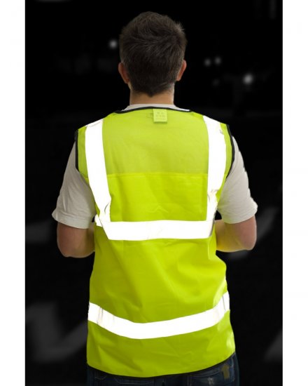 Leo Velator Mesh Back Waistcoat Hi-Vis Yellow - Darbo drabužiai - Darbo drabužiai - 3XL-10XL